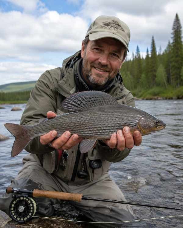 Grayling Fishing in Lapland